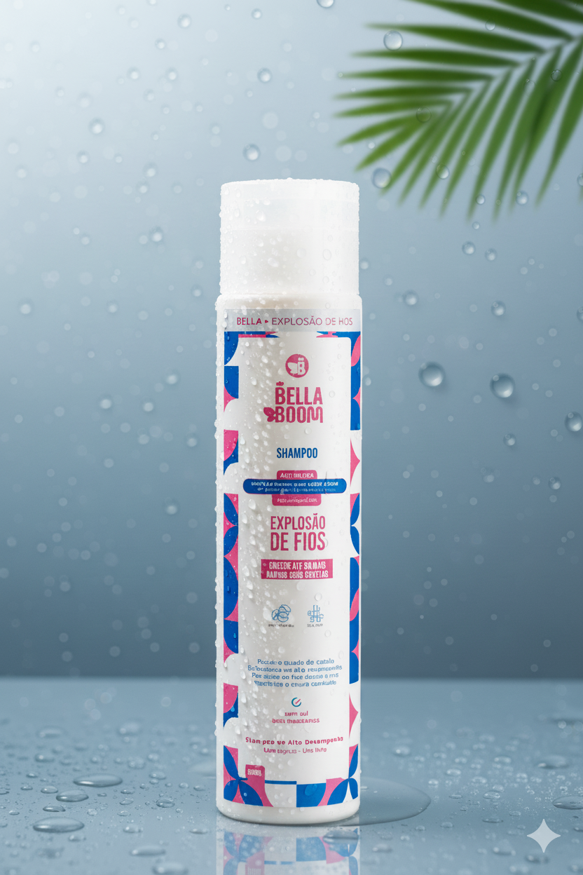 Shampoo EXPLOSÃO DE FIOS BellaBoom